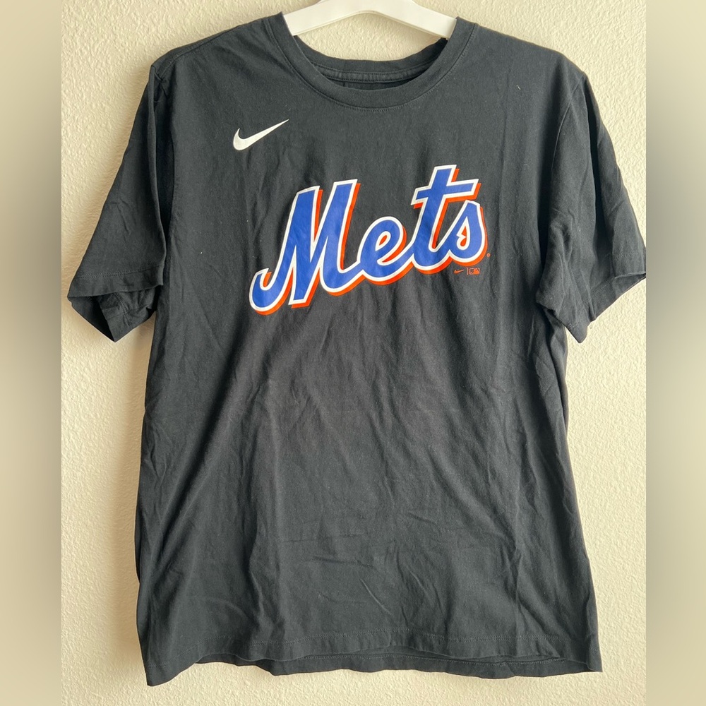 Nike Black Crewneck Tee with White Logo